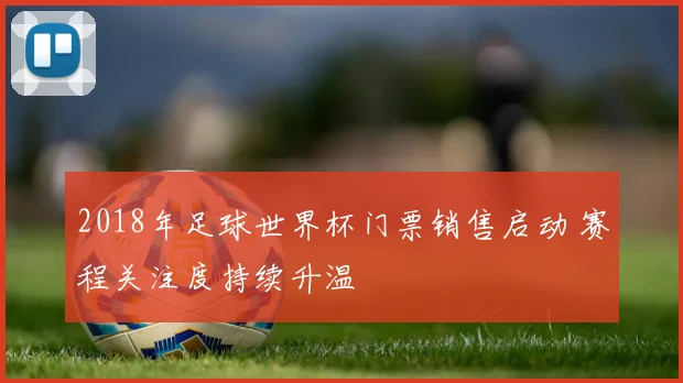 2018年足球世界杯门票销售启动 赛程关注度持续升温